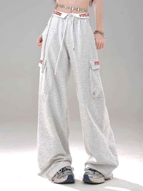 カリフォルニアストリートフラップルーズスウェットパンツ