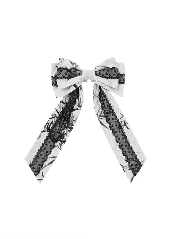 China Bamboo Floral Flower Print Suspender Dress [Pre-order item].