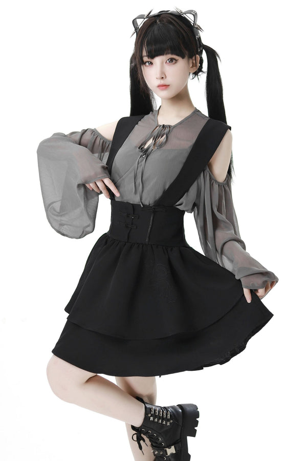 カレッジスタイルスカートセット