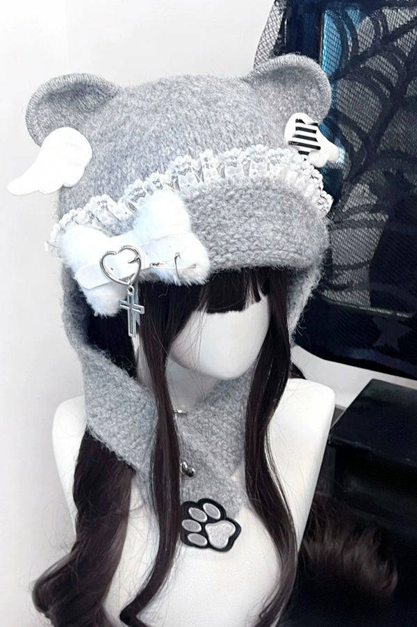 Bear Subculture Cross-Knit Hat