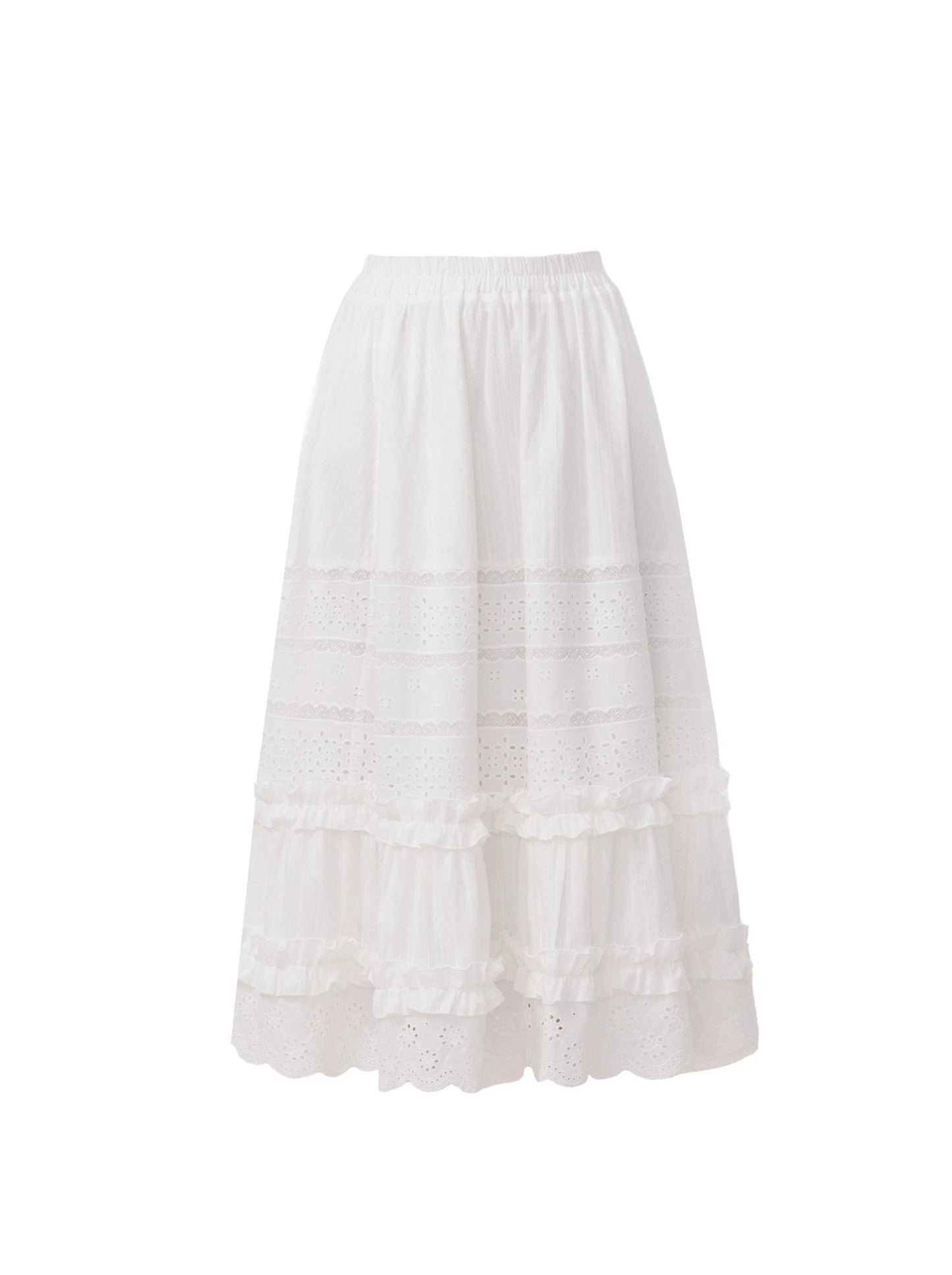 Doki Doki Summer Sweet Puff Sleeve Top + Flared Skirt