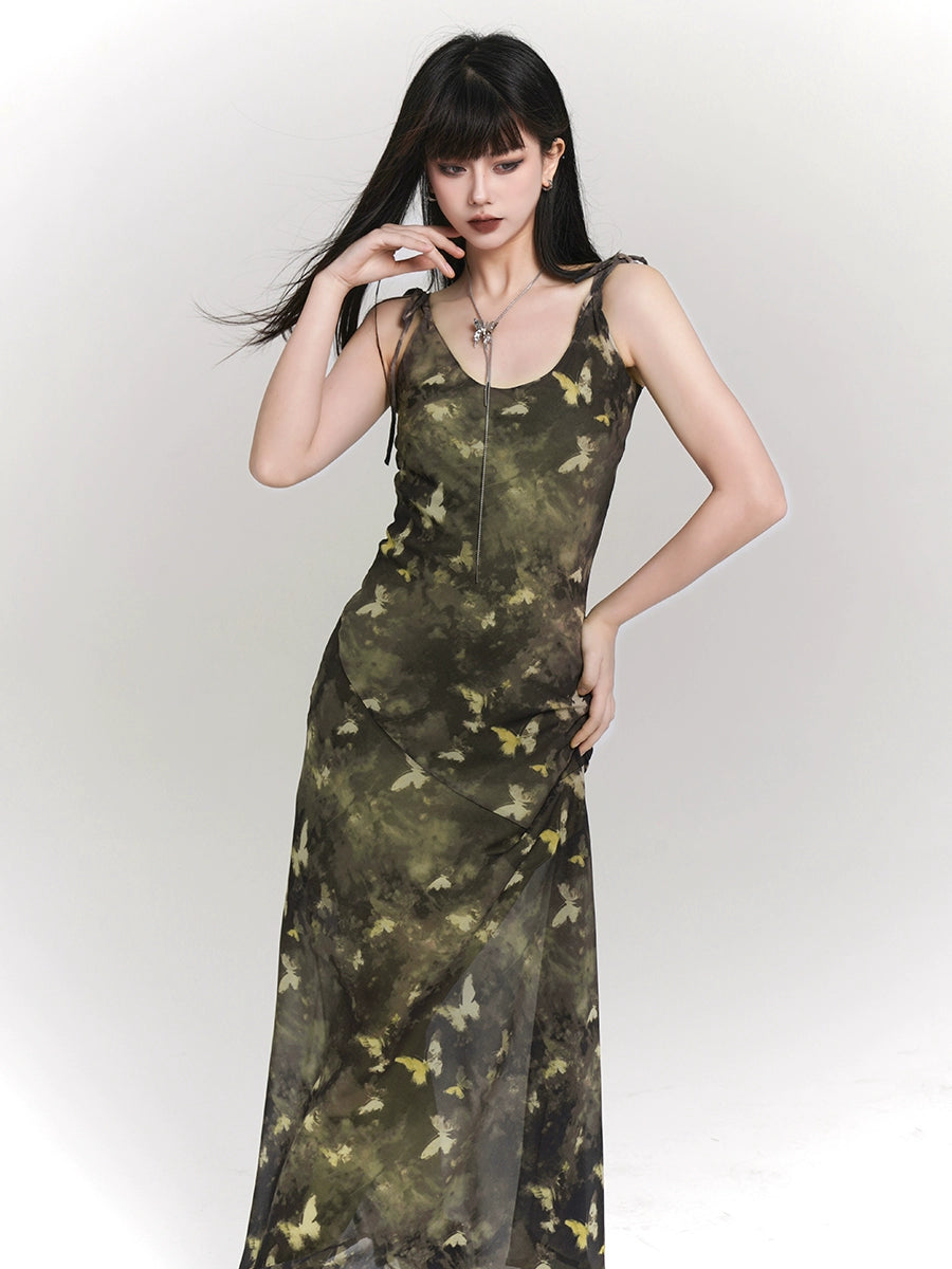 Dark Green Mode Tight Summer Dress – Belchic