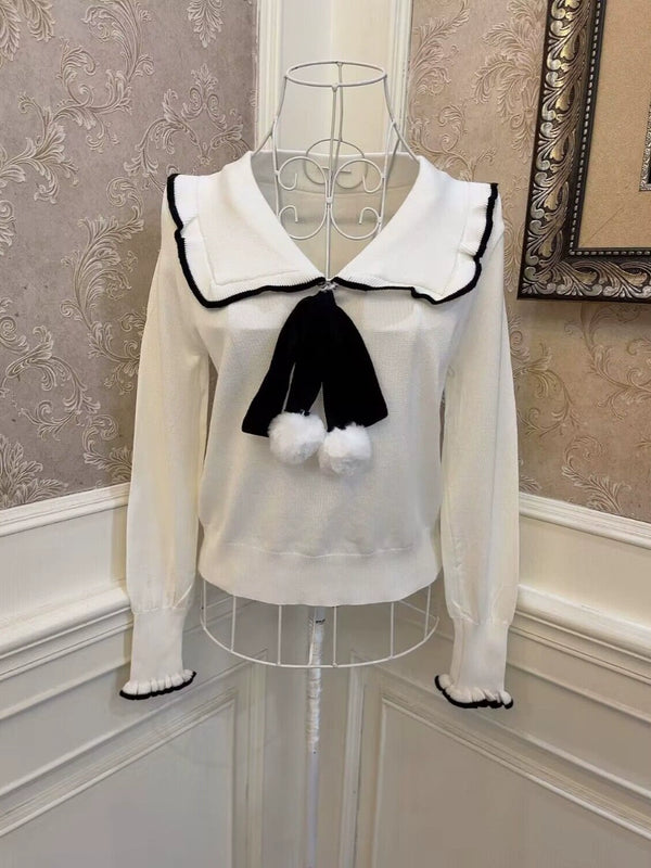 ポンポンスイートガーリートップス