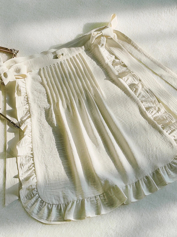 【予約商品】スイートレトロドレス+フリルエプロン+バンダナ