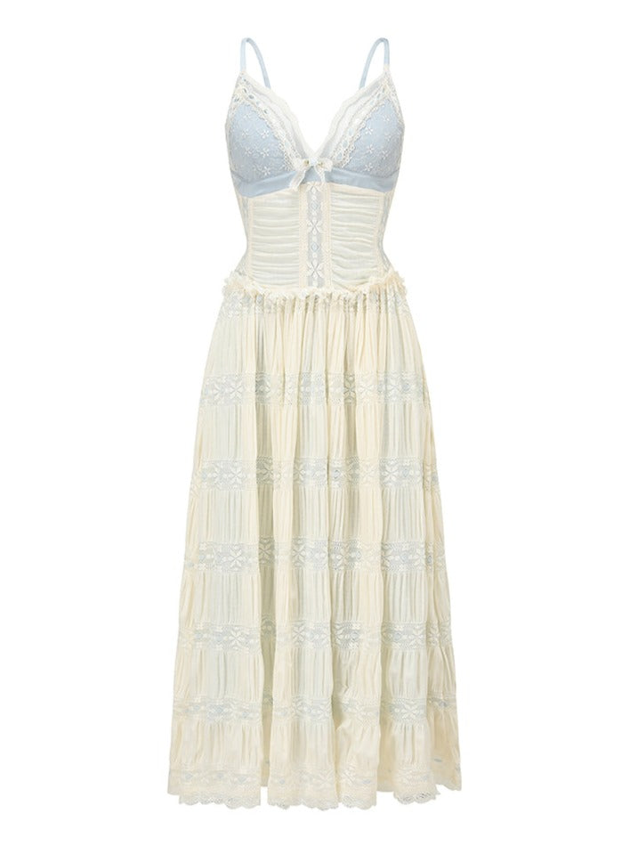 Strapless French Fishbone Gown Dress
