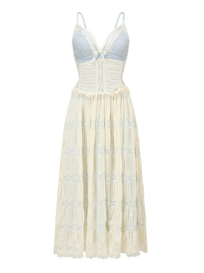 Strapless French Fishbone Gown Dress