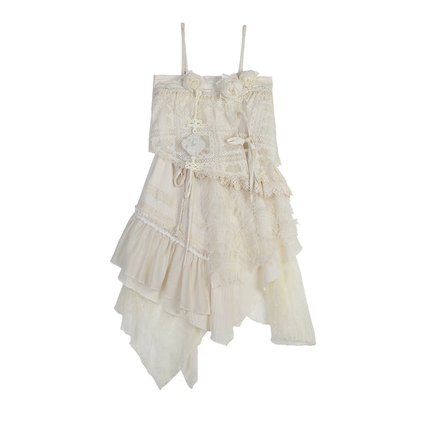 エレガントサマーロリータスリップドレス