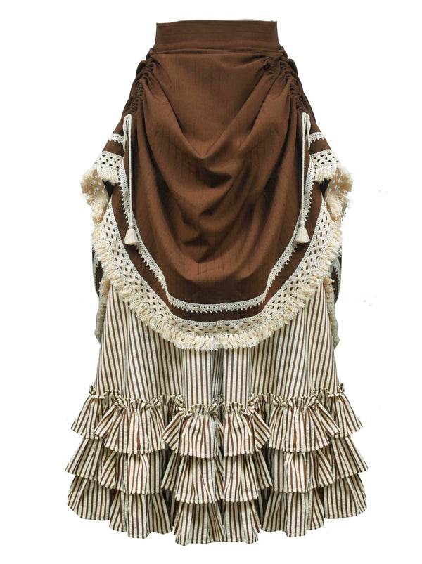 Retro Steam Tiered Skirt