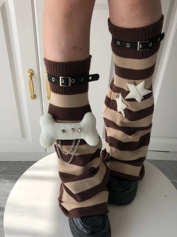 Star Dark Leg Warmers