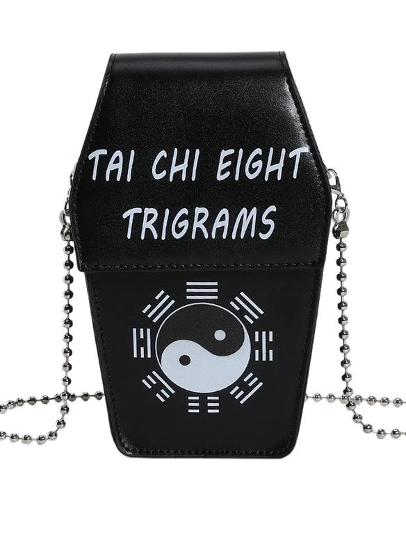 Cross Dark Studded Bag