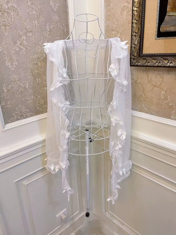 Pure White Sheer Sweet Cardigan