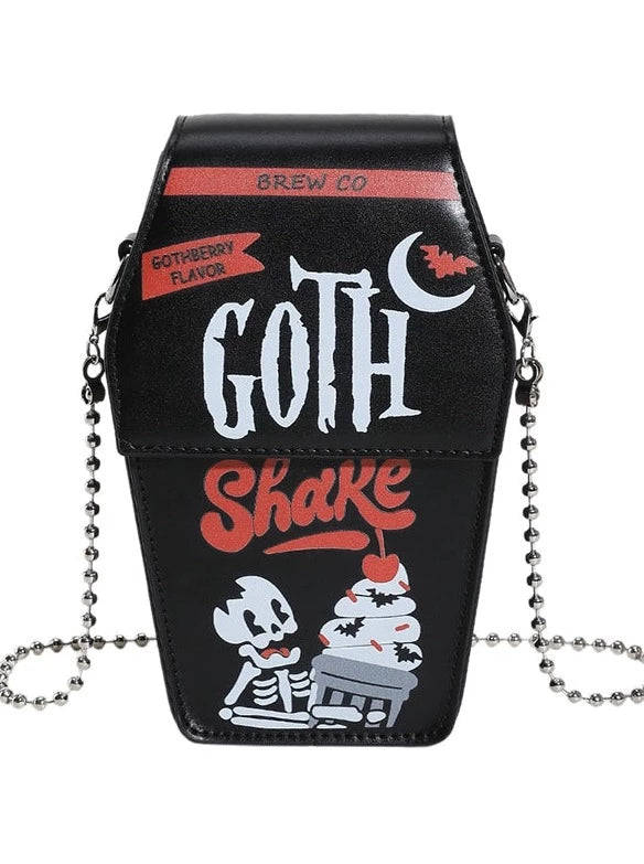 Cross Dark Studded Bag