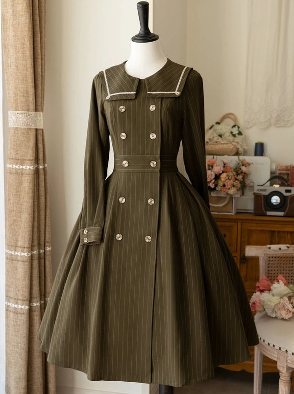 レトロクラシカルカレッジワンピース