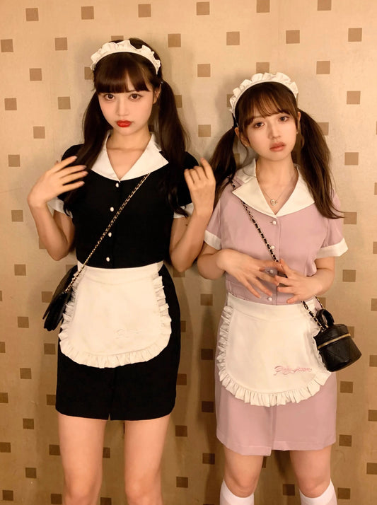 Summer Maid Style Dress + Catsuit + Apron