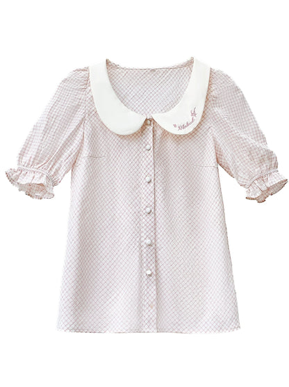 Sweet Country Girl Suspender Dress + Doll Shirt + Badge