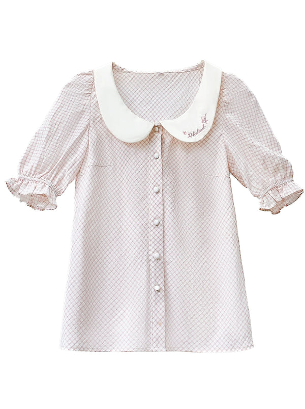 [Pre-Order] Sweet Country Girl Suspender Dress + Doll Shirt + Badge