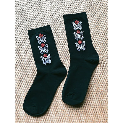 Dark Sweet Cool Mid Calf Socks