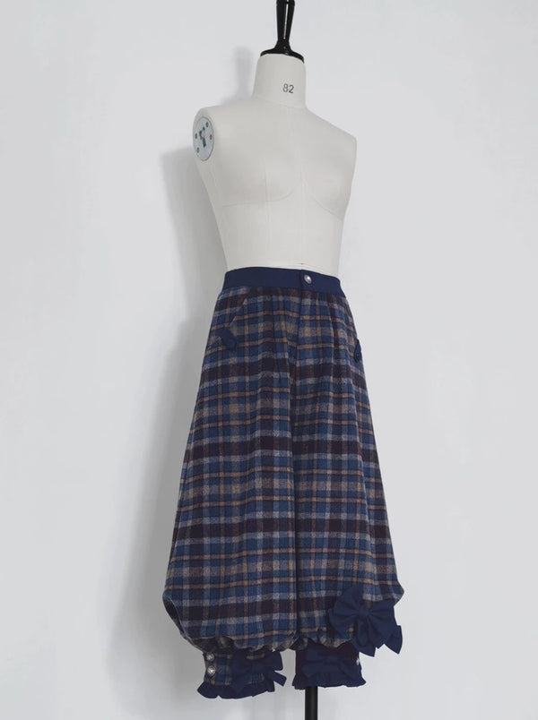 プリンスレトロチェックベスト＋バルーンパンツ＋スリットシャツ【予約商品】