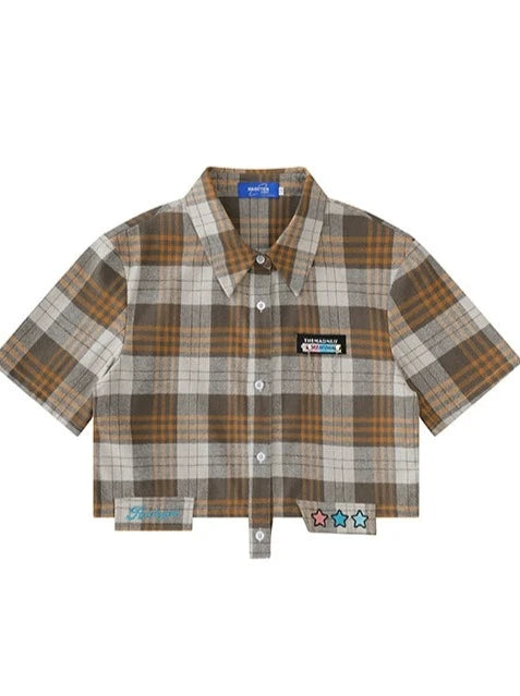 American Retro Check Cool Shirt