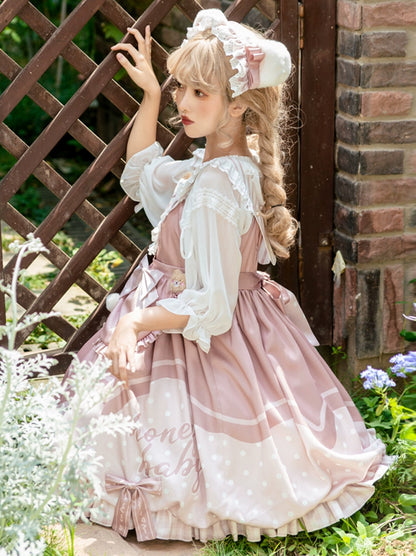 Sweet Pinky Bear Lolita Dress