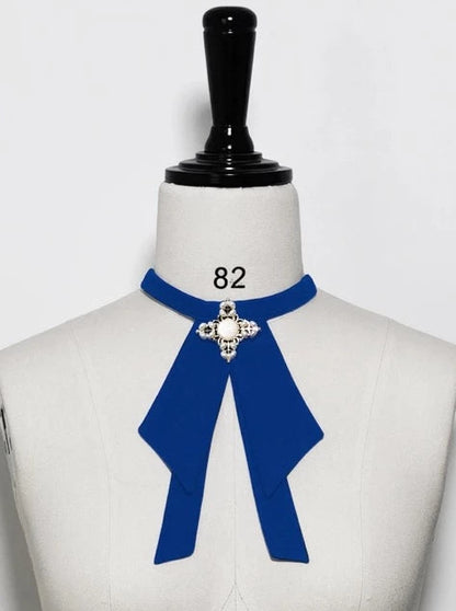 Chemise élégante à cravate ruban du Prince + demi-pantalon