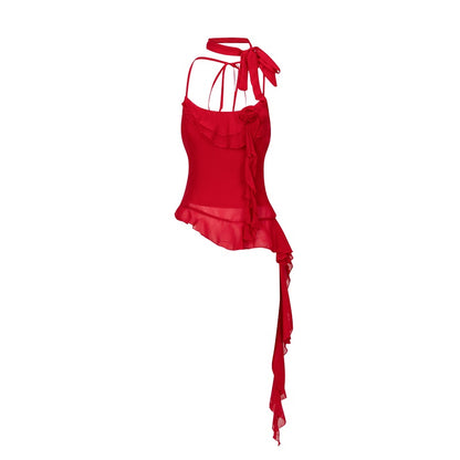 Red Rose Suspender Summer Set