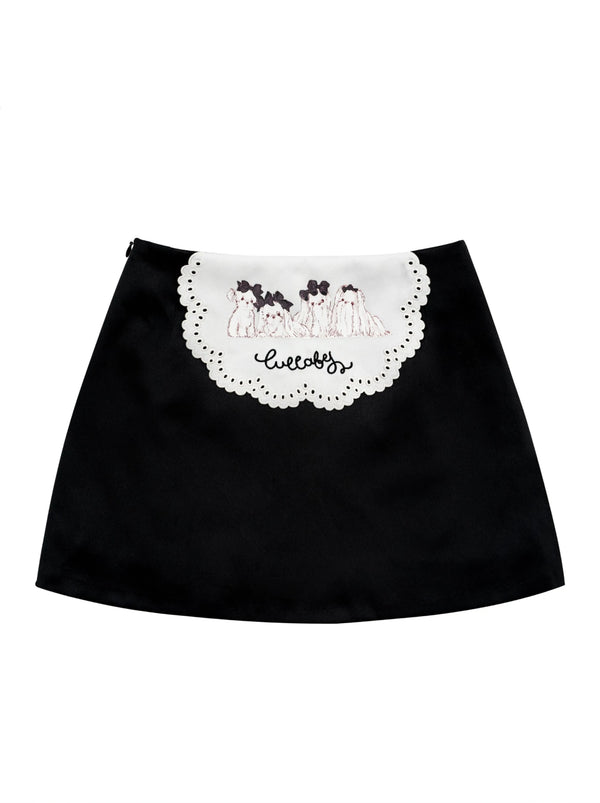 Lolita Cream Maltese Hip Scart [Reserved Product]