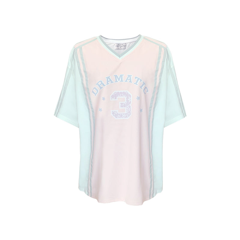 American Sporty Jersey Ballet Tops