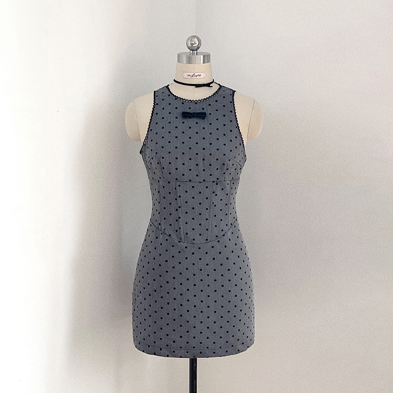 Polka Dot College Summer Dress