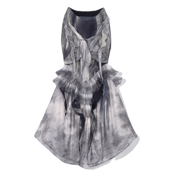 【予約商品】ゴシックタイダーフィッシュテールシフォンスカート