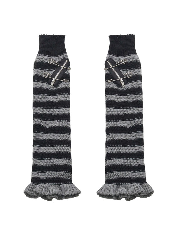 ハイドバタフライサマーニットプリントショートプルオーバー＋パンクイレギュラーチュールスカート