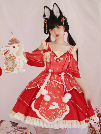 Mao Hare Shun Mei Summer Chinese Lolita Dress