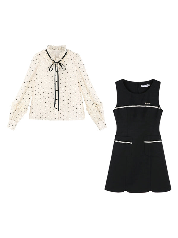 Heart Dot Blouse + Dress