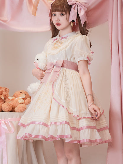 Sweet Flower Rabbit Dream Lolita Doll Dress