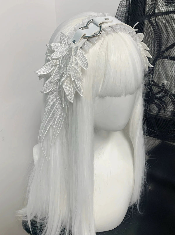 天使の羽ゴシックダークロリータカチューシャ