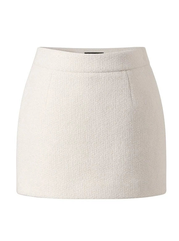 Pure White Far Color Jacket + Mini Skirt [Reservation Product]