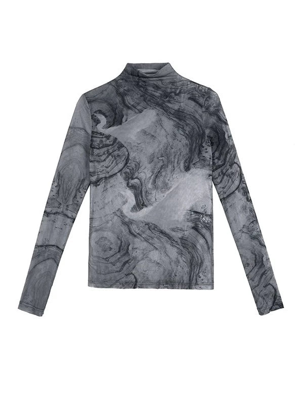 シアーダークレトロシースルートップス