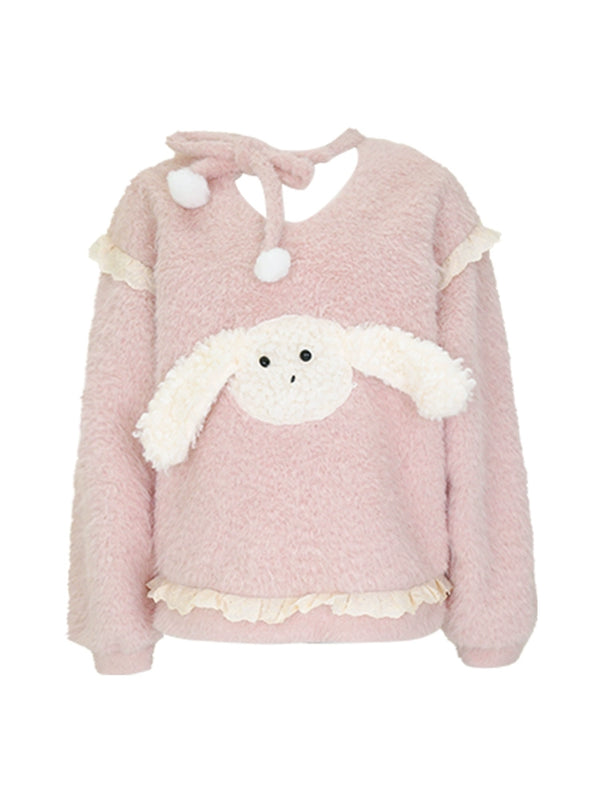 Rabbit Bore Over Tops + Milky Short Pants