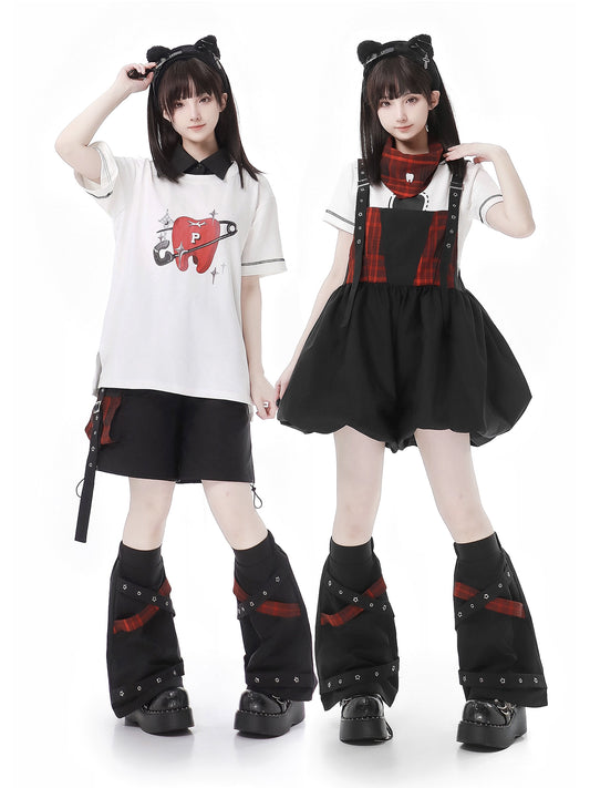 フェアリーテールティースTシャツ＋バドキュロットカジュアルスーツ