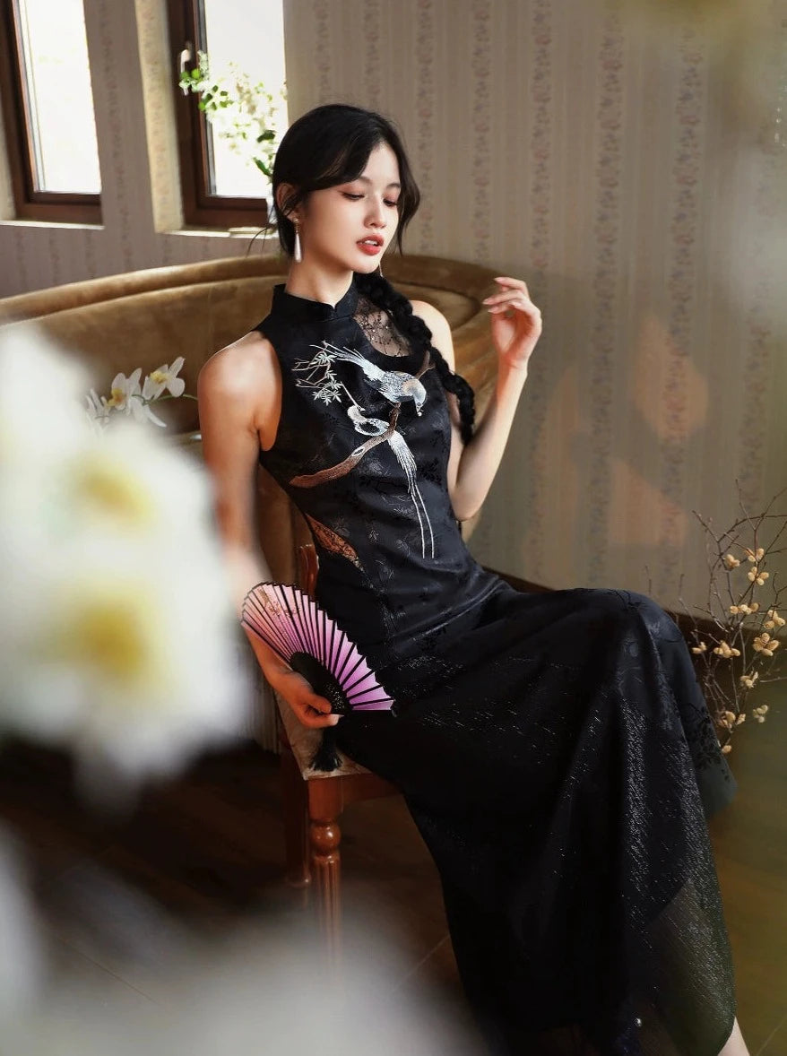 Sleeveless Retro China Dress