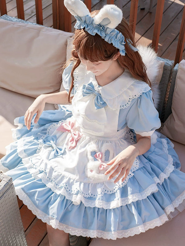 Classic Maid Lolita Dress + Apron + Catsuit