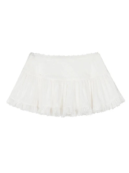Limited time 9% off 11SH97 white cake skirt women's summer ballet style sweet babes lace skirt