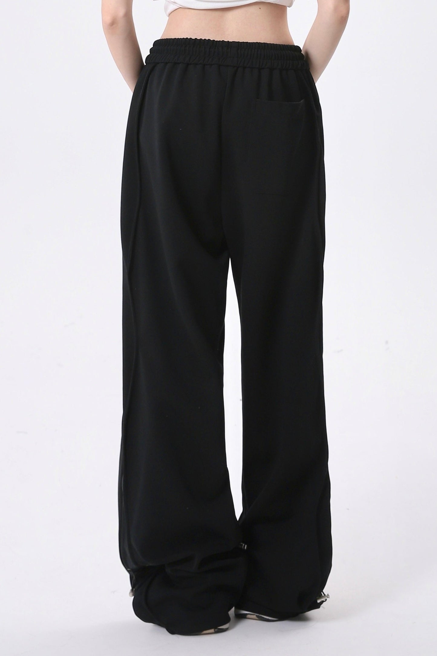 Vintage Metal Trim Straight Leg Pants