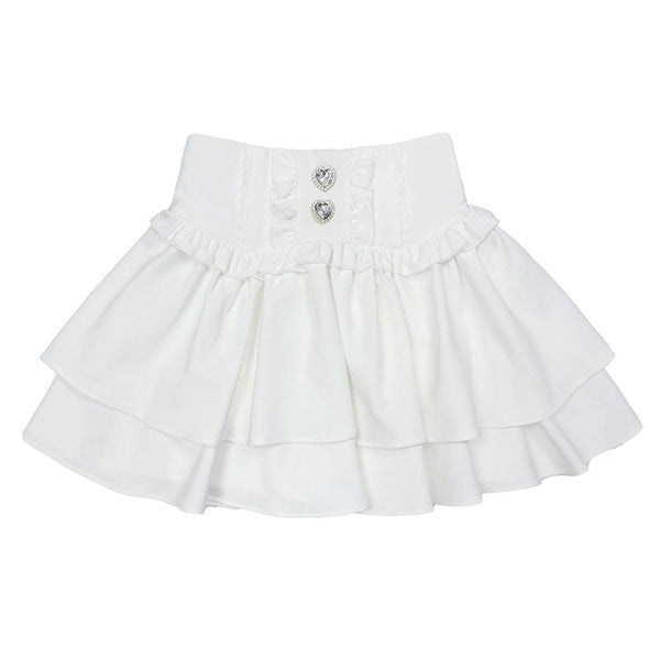 Versatile Double Waist Japanese Skirt