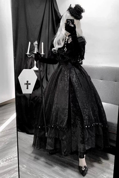 Dark Gothic Halloween Lolita Dress