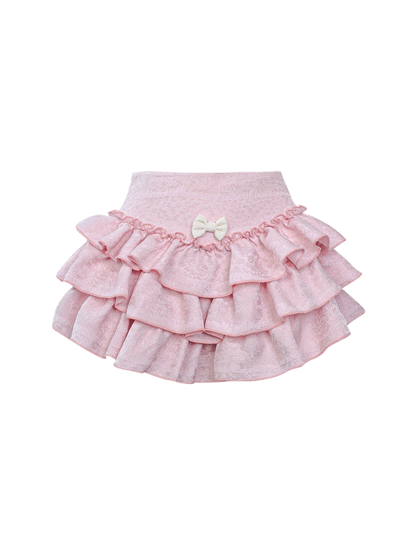 Sweet Baby Bear Top + Tiered Ruffle Skirt
