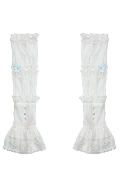 Sweet Doll Frill Ribbon Lolita Dress + Mini Ribbon Sleeves