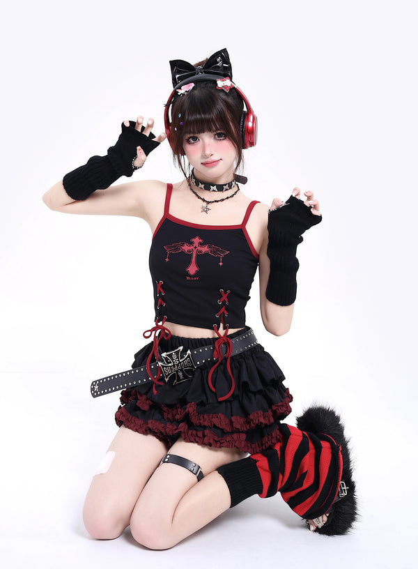 Cross Lace-Up Summer Camisole