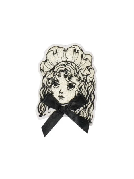 Night of Dolls Print Embroidery Dress Set