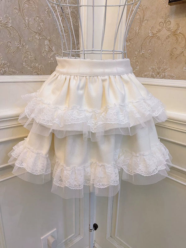 Tiered Lace Skirt